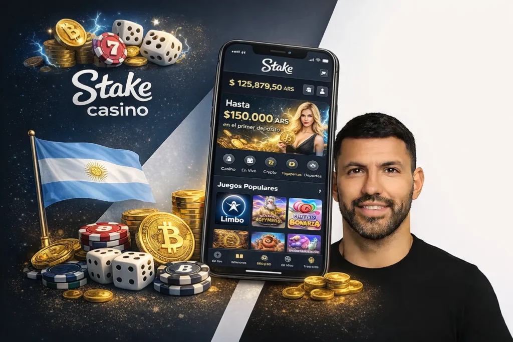 Stake casino y relación con Kun Agüero en Argentina